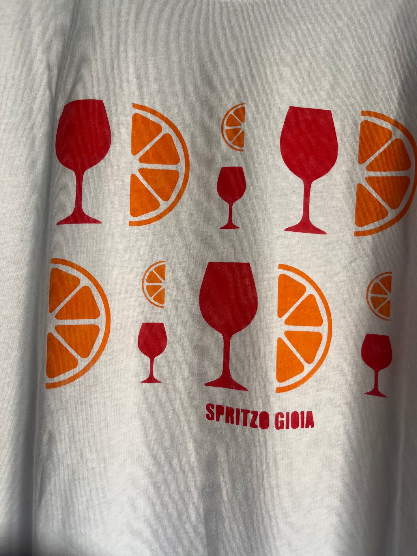 "Spritzo Gioia" T-shirt unisex in cotone