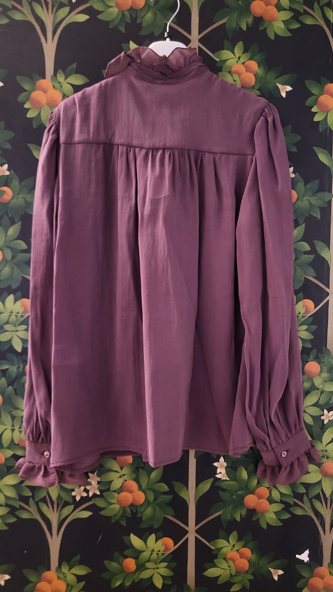 CAMICIA FUSCIACCA AL COLLO-ROUSCHES ART CAN0291239