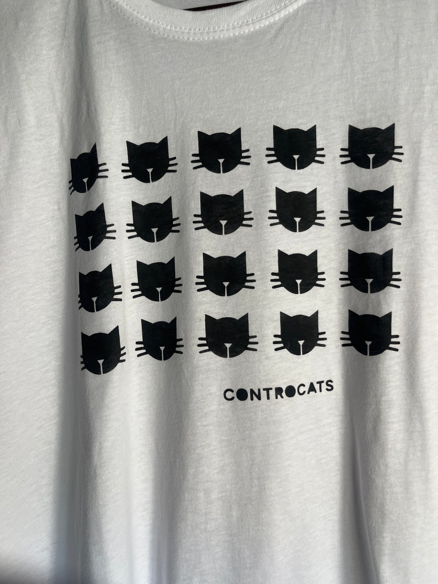 "Controcats" T-shirt unisex in cotone