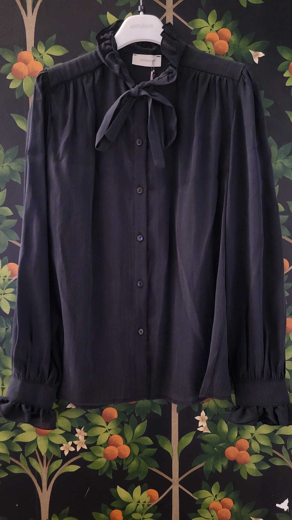 CAMICIA FUSCIACCA AL COLLO-ROUSCHES ART CAN0291239