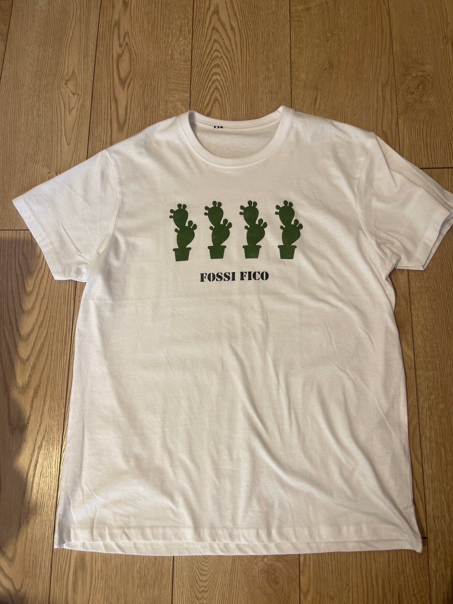 "Fossi fico" T-shirt unisex in cotone