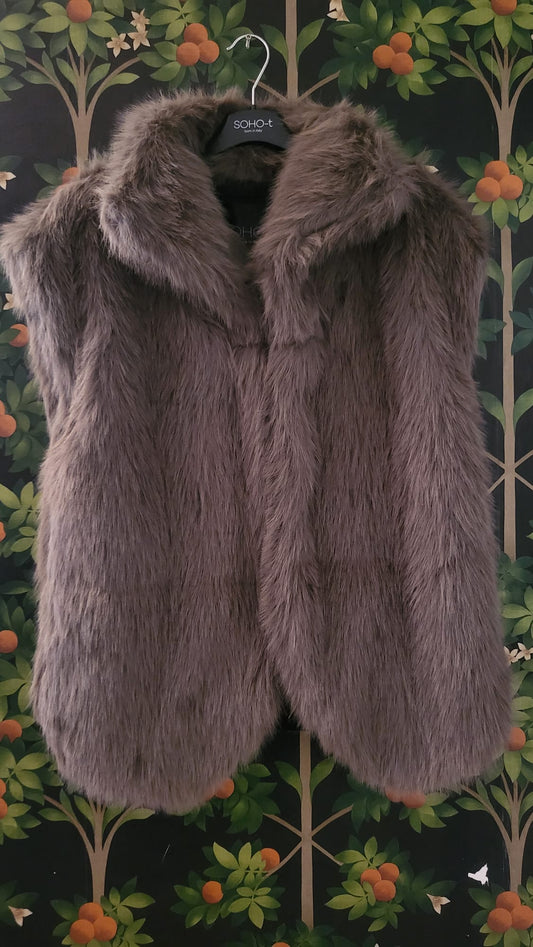 GILET ECO PELLICCIA LENA