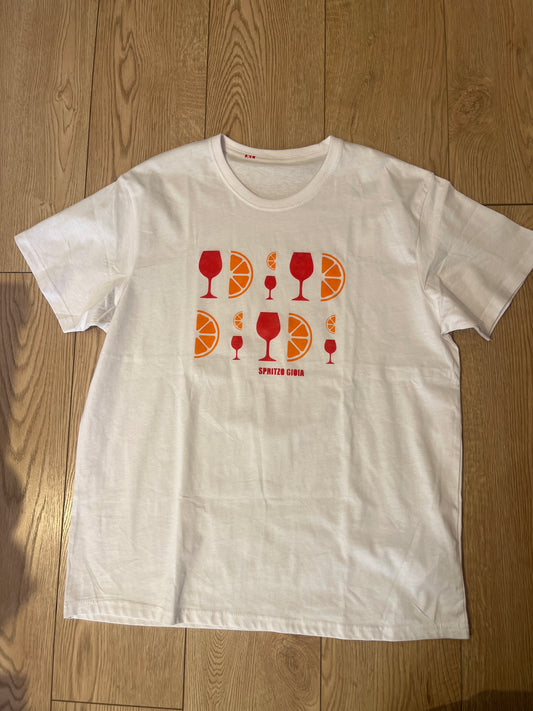 "Spritzo Gioia" T-shirt unisex in cotone