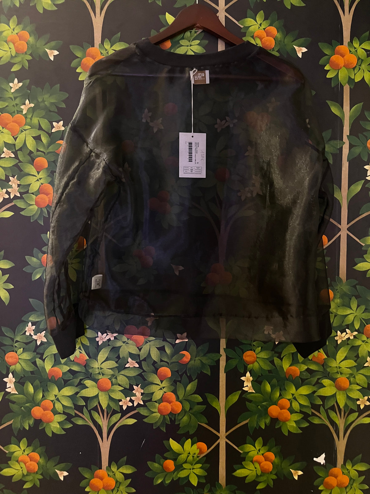 CAMICIA ORGANZA NERA
M22048