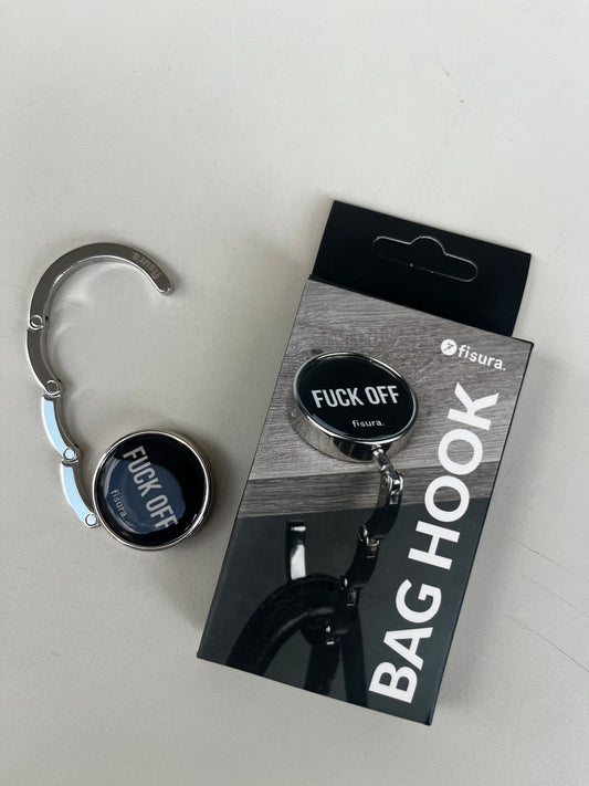 "FUCK OFF" BAG HOOK