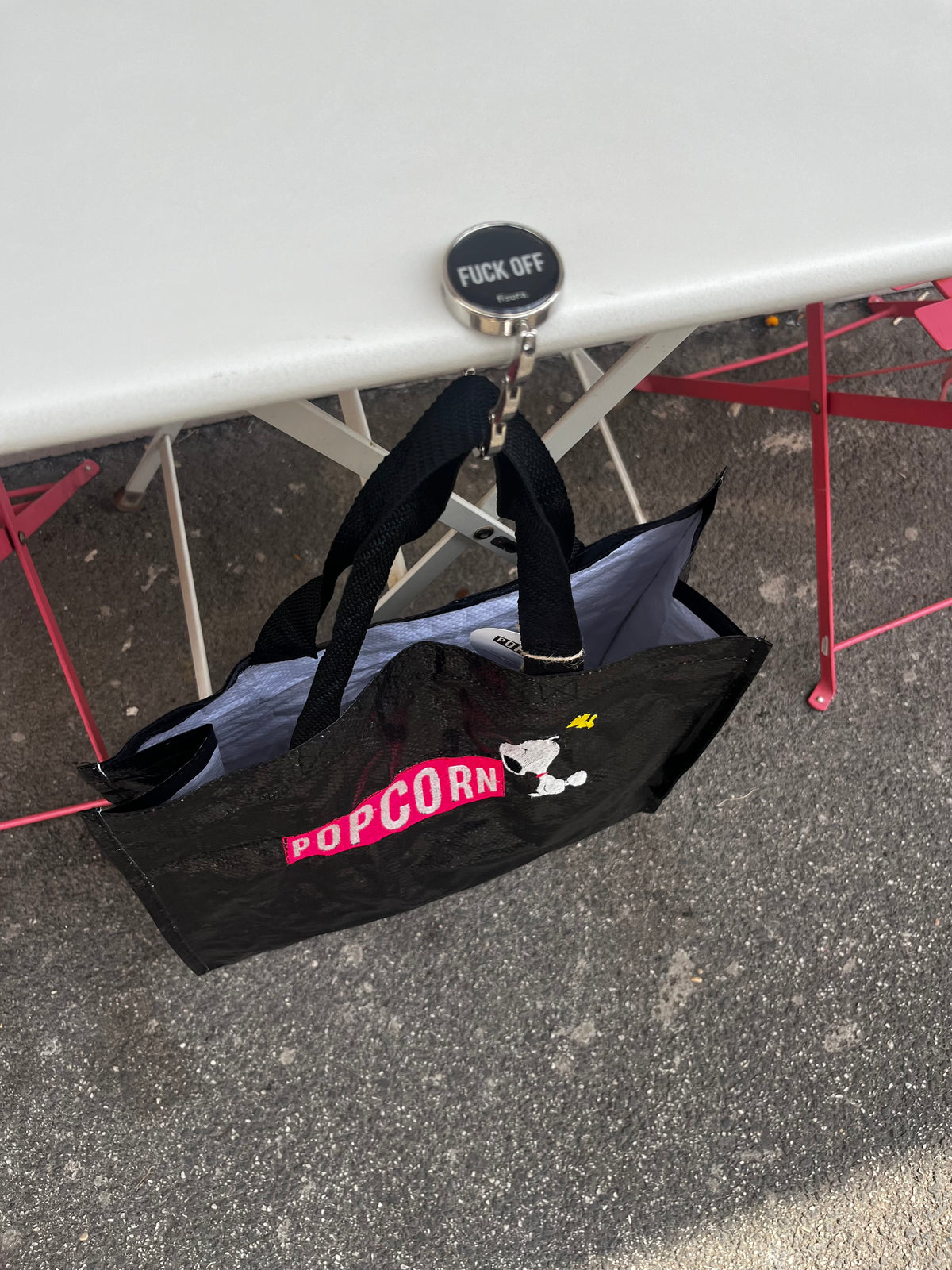 GANCIO PER BORSA "FUCK OFF"