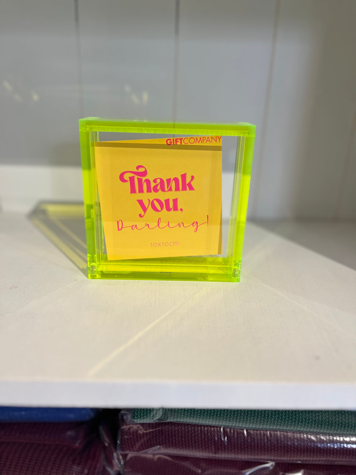 Neon Tokyo square photo frame