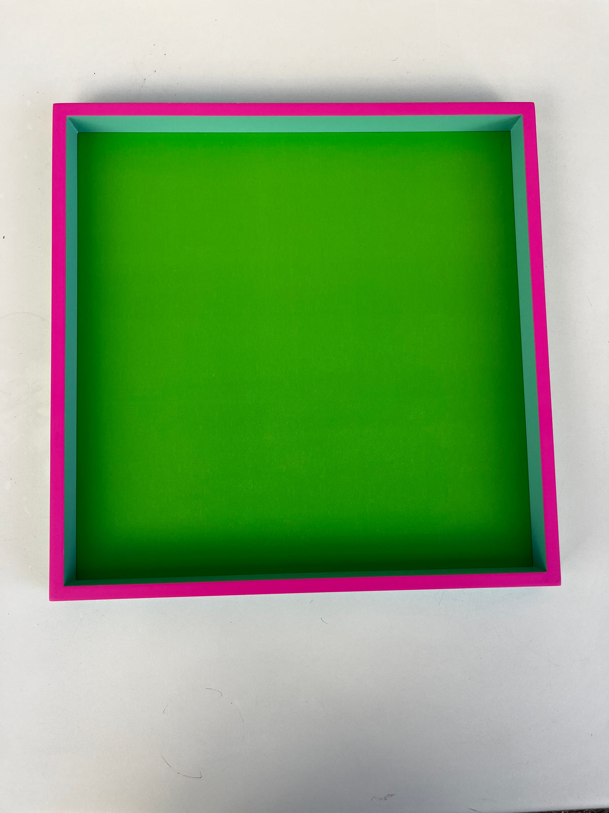 Vassoio neon quadrato