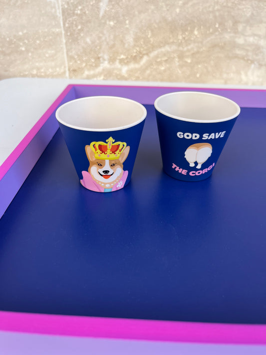 Square neon tray