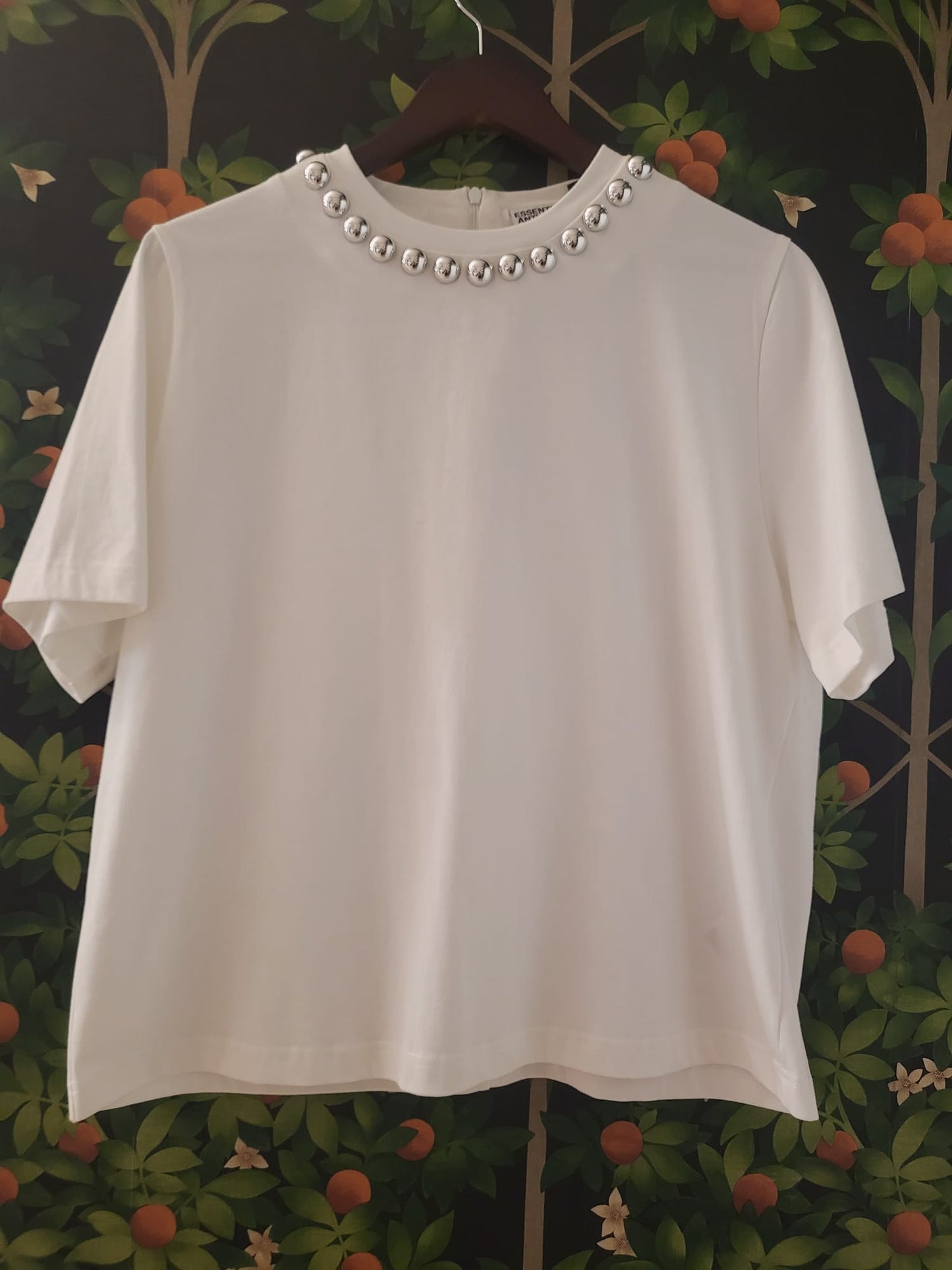 T-Shirt con borchie Essentiel
