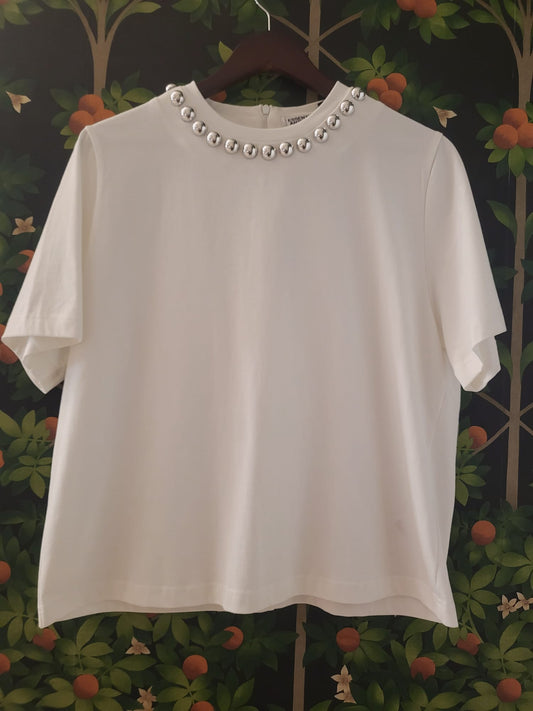 T-Shirt con borchie Essentiel