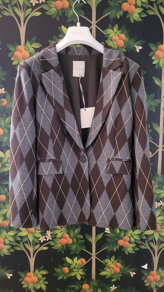 GIACCA AVVITATA ROMBI 26B5724